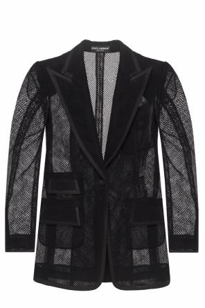 See-through blazer with peak lapels, zdjęcie 1 See-through blazer with peak lapels od Dolce & Gabbana